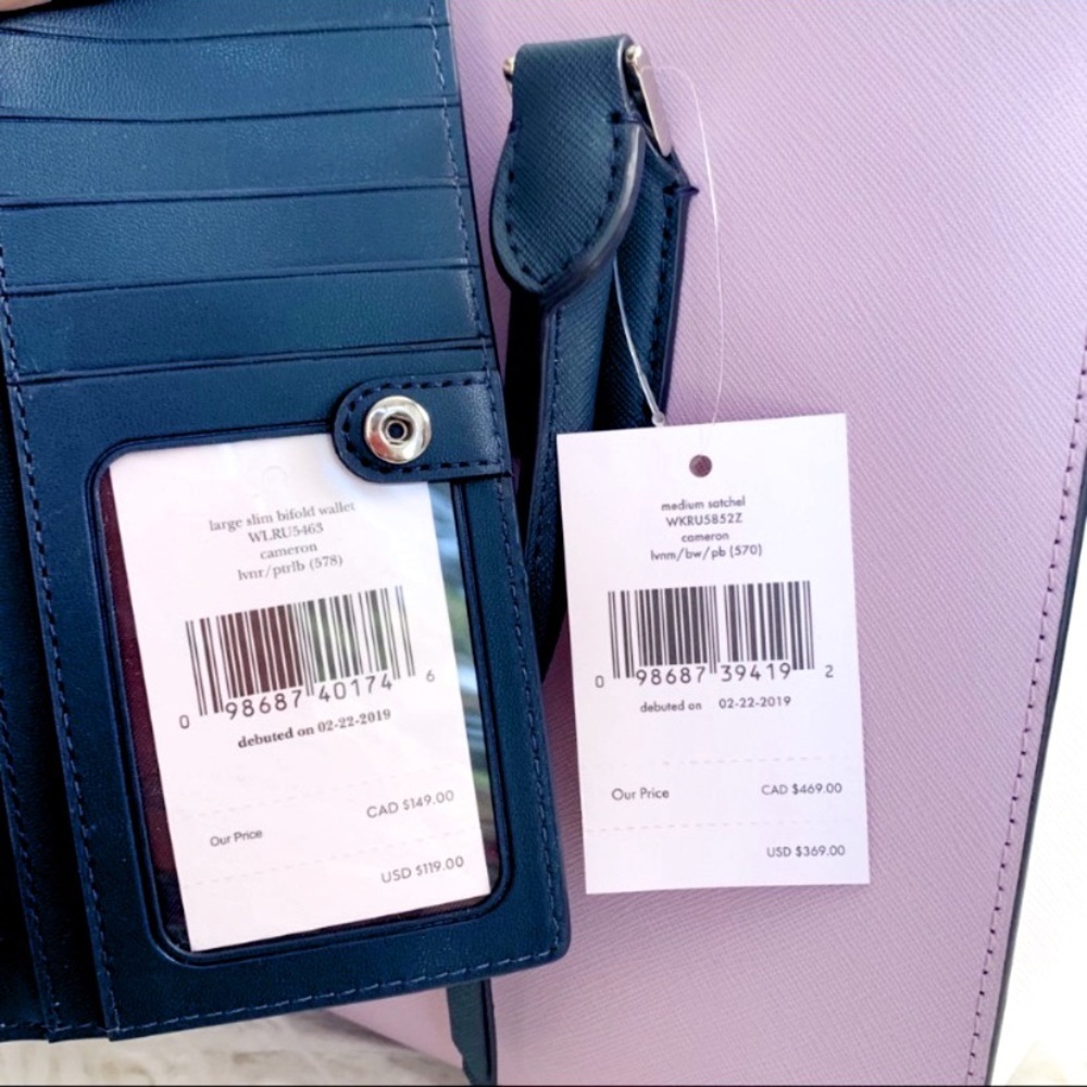 NWT Kate Spade Cameron Satchel & Wallet - Picture 7 of 8